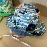 Chapeau Été Floral Ligné