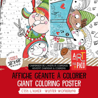 Affiche Géante à Colorier (Calendrier De L'avent)