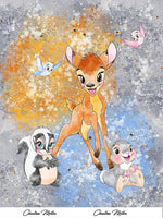 Doudou Bambi Neutre