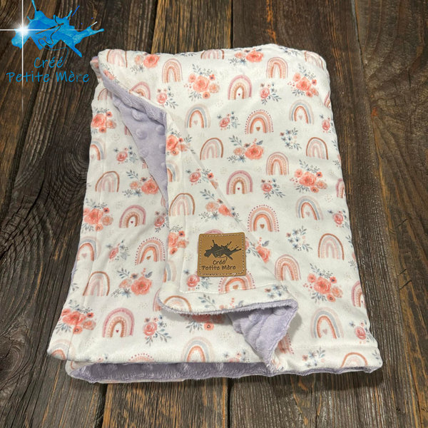 Doudou Arc-En-Ciel Floral