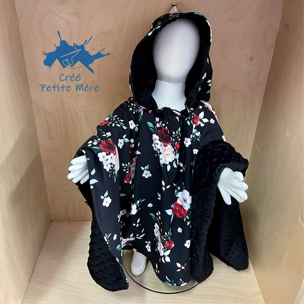 Poncho Petites Fleurs